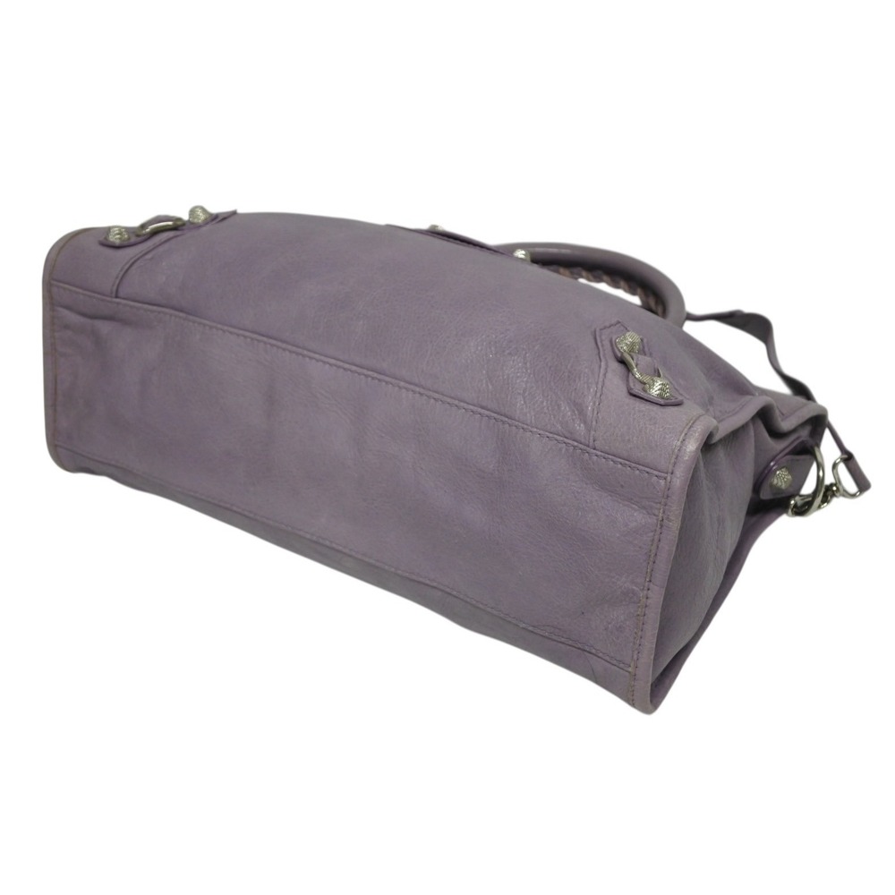 BALENCIAGA The Giant City Handbag Purple - Picture 6 of 10